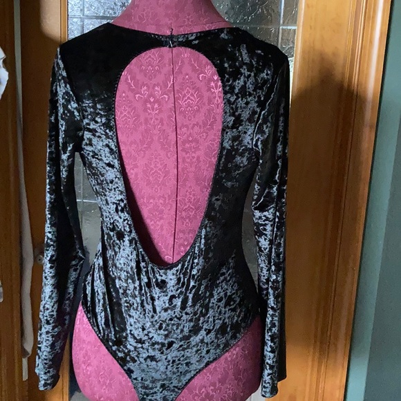 Velvet Suede Bodysuit - Picture 3 of 4